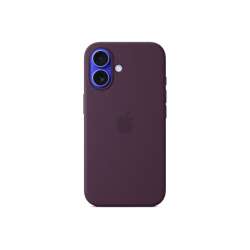 Apple iPhone 16 Silicone Case with MagSafe - Plum                          