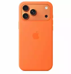 Apple iPhone 17 Pro Max Silicone Case with MagSafe &ndash; Orange                          