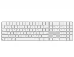 Apple Magic Keyboard (2024) w Touch ID and Numeric Keypad - US English - White Keys