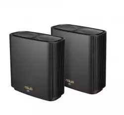 Asus Mesh WiFi system, ZenWiFi XT8 V2 2PK, AX6600, Tri-Band, coverage up to 510m2, Quad-Core 1.5GHz CPU, 256MB/512MB Flash/RAM, 2.5G port, AiProtection Pro, Adaptive QoS, VPN server/client, IPTV, OFDMA, Beamforming, AiMesh, Black