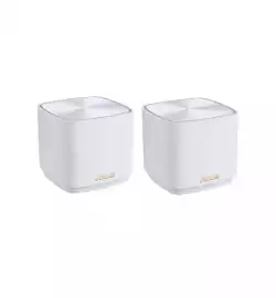 Asus Mesh WiFi, ZenWiFi XD5 2PK, AX3000, Dual-Band, coverage up to 360m2, Quad-Core 1.7GHz CPU, 128MB/512MB Flash/RAM, Gigabit, AiProtection Classic, Traditional QoS, VPN server/client, IPTV, OFDMA, Beamforming, AiMesh, White