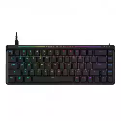 Asus ROG Falchion Ace HFX 65 Analog Gaming Keyboard, pre-lubed ROG HFX Magnetic Switches, Rapid Trigger, touch panel, 8000 Hz polling rate, five-layer dampening & gasket mount, cover case, PBT Keycaps                          