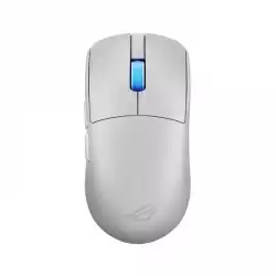 Asus ROG Harpe II Wireless Esports Gaming Mouse, 48g Lightweight, Symmetrical, AimPoint Pro 42K Optical Sensor, Optical Switches, 8K Polling, 5 Programmable Buttons, FPS Games (Moonlight White)