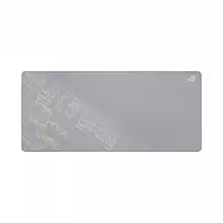 Asus ROG Scabbard II Arctic Gray XXL Gaming Mouse Pad, Water- Oil- Dust- Resistance, Durable Anti-Fray Edges, Non-Slip Rubber Base, 400 x 900 x 3mm, Gray