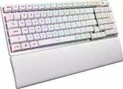 Asus ROG Strix Scope II 96 Wireless Gaming Keyboard, Tri-Mode Connection, Dampening Foam & Switch-Dampening Pads, Hot-Swappable Pre-lubed ROG NX Snow Mechanical Switches, PBT Keycaps, RGB-White                          