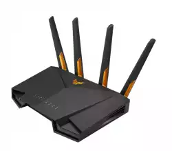 Asus Gaming Wireless Router,TUF Gaming AX3000 V2, AX3000, Dual-Band, Quad-Core 1.7GHz CPU, 256MB/512MB Flash/RAM, 2.5Gport, AiProtection Pro, Adaptive QoS, VPN Fusion, IPTV, OFDMA, Beamforming, Link Aggregation, Port forwarding, AiMesh, Black                          
