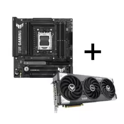 Asus TUF Gaming B850M Plus Wi-Fi + Asus TUF Gaming GeForce RTX 5070 12GB GDDR7 OC                          