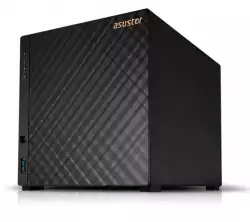 Asustor AS1204T, 4 bay NAS, Realtek RTD1619B, Quad Core, 1.7 GHz, 1GB DDR4 (not expandable), 2.5GbE x1, 3 x USB 3.2 Gen 1, WOW (Wake on WAN), System Sleep Mode, Black                          