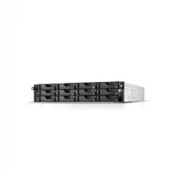 Asustor AS6512RD, 2U 12-bay NAS, Intel ATOM C3538 Quad-Core, 8GB DDR4 (Max 128Gb), 2x 2.5G 2x GLAN, PCIe Gen3 by4GbEx1, 4 USB 3.2Gen2 Type-A, PS 350W Redundant, Rail Kit                          