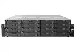 Asustor AS7216RDX, 3U 16-bay NAS, AMD Ryze 7 Pro 7745 Octa-Core 3.8GHz (up to 5.3GHz), 16GB ECC DDR5-4800 UDIMM (Max. 192GB), 12x SATA3 6Gb/s; 3.5"/2.5" HDD/SSD,1x M.2 NVMe slot (PCIe Gen5 x4), 2x GLAN 2x 10GLAN (10G/1G), Redundant 550W, Rail Kit, Black                          