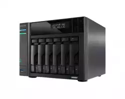 Asustor Lockerstor AS6706, 6 Bay NAS, Intel Jasper Lake Quad-Core 2.0GHz, 8GB RAM DDR4, 5GbEx2, M.2 SSD Slots x 4 (Diskless), USB 2.0, USB 3.2 Gen 2x2, Toolless installation, with hot-swappable tray, hardware encryption, MyArchive, EZ connect, EZ Sync                          