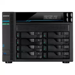 Asustor Lockerstore 8 AS6508T, 8-Bay NAS, Intel ATOM C3538 Quad-Core (Denverton 2.1GHz), 8GB DDR4 (Max 32 GB) , 10 GbE x 2, 2.5 GbE x 2, USB 3.2 Gen-1 x 2, 8 x 2.5&rdquo; / 3.5&rdquo; SATA or SSD, 2x M.2PCIe (NvMe) or SATA SSD, with lock. tray, AES-NI hardware encr.                          