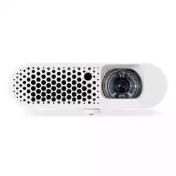 BenQ GS1 Portable, DLP, LED, 720p (1280x720), 100 000:1, 300 ANSI Lumens, 80"@@1.4m, HDMI, USB reader, microSD reader, Keystone, WiFi, BT 4.0, Speakers 2x2W, Amazon Alexa, 8000mAh Battery, 3D Ready, 0.57 kg, White