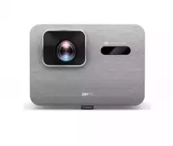 BenQ TK705STi Home Entertainment Projector, 4K UHD (3840x2160), 3000 ANSI lumens, 0.8 Throw Ratio, Auto Vertical Keystone, CinematicColor, Bluetooth 5.2, HDMI x2, USB-A, USB-C (PD 30W), 2x8W Speaker, OS Google TV, SmartRemote App, 3.8kg, Silver