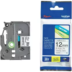 Brother TZe-231 Tape Black on White Laminated 12mm - Eco