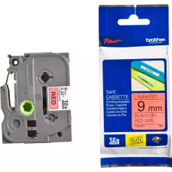 Brother TZe-421 Tape Black on Red, Laminated, 9mm, 8m - Eco                          