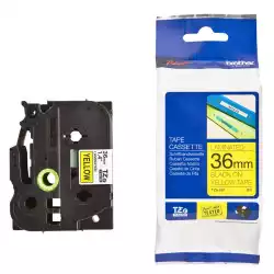 Brother TZe-661 Tape Black on Yellow, Laminated, 36mm, 8 m - Eco