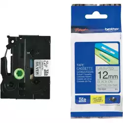 Brother TZe-M931 Tape Black on Silver (Matt), Metalic, 12 mm, 8 m                          