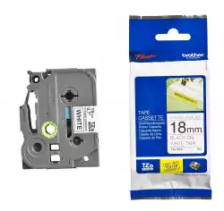 Brother TZe-S241 Tape Black on White, Strong Adhesive, 18mm, 8 m - Eco