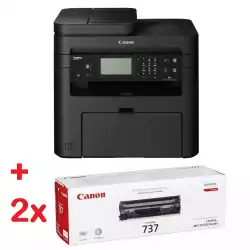 Canon i-SENSYS MF237w Printer/Scanner/Copier/Fax + 2x Canon CRG-737