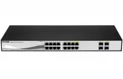 D-Link 16-port 10/100/1000 Gigabit Smart Switch + 4 SFP