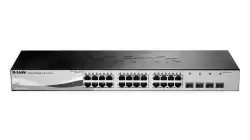 D-Link 24 10/100/1000 Base-T port with 4 x 1000Base-T /SFP ports