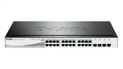 D-Link 24 PoE 10/100/1000 Base-T port + 4 SFP                          
