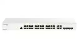 D-Link 28-Port Gigabit Nuclias Smart Managed Switch including 4x 1G Combo Ports (With 1 Year License)                          