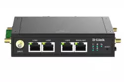 D-Link 4G M2M Router, 4x Fast Ethernet, Wi-Fi N300                          