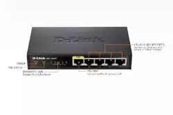 D-Link 5-Port Fast Ethernet PoE Desktop Switch