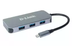 D-Link 6-in-1 USB-C Hub with HDMI/Gigabit Ethernet/Power Delivery                          