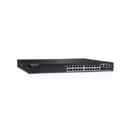 Dell EMC Powerswitch N2224X-ON, 24x1/2.5G, 4x25G, 2x40G Stacking, 1xAC PSU, IO/PS airflow, OS6, Lifetime Limited Hardware Warranty
