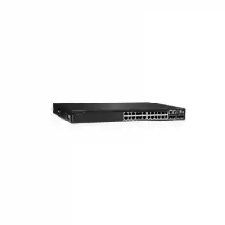 Dell EMC PowerSwitch N3224F-ON, 24x1G SFP, 4x10G SFP+, 2x100G QSFP28, 1xAC PSU, IO/PS, OS6, Lifetime Limited Hardware Warranty