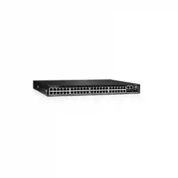 Dell EMC PowerSwitch N3248P-ON, 48x1G, 4x10G SFP+, 2x100G QSFP28, PoE 30W, 1xAC PSU, IO/PS, OS6, Lifetime Limited Hardware Warranty                          