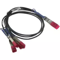 Dell Networking Cable100GbE QSFP28 to 4xSFP28, Passive Direct Attach Breakout Cable, 3 Meter, Customer Kit                          