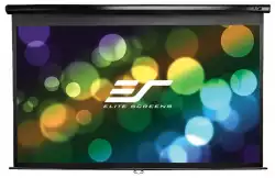 Elite Screen M106UWH Manual, 106" (16:9), 234.7 x 132.1 cm, Black                          