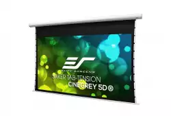 Elite Screen SKT110XHD5-E12 Saker Tab-Tension, 110" (16:9), 243.5 x 137.0 cm, White