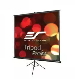 Elite Screen T120UWV1 Tripod, 120" (4:3), 243.8 x 182.9 cm, Black