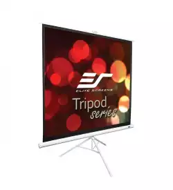 Elite Screen T85NWS1 Tripod, 85" (1:1), 152.4 x 152.4 cm, White
