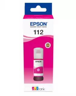 EPSON 2LB 112 EcoTank Pigment Magenta ink bottle