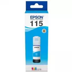 EPSON 1LB 115 EcoTank Cyan ink bottle