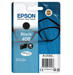 EPSON 4LB Singlepack Black 408 DURABrite Ultra Ink