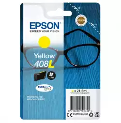 EPSON 6LB Singlepack Yellow 408L DURABrite Ultra Ink