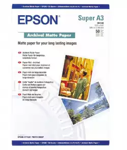 EPSON Matte archival paper inkjet 192g/m2 A3+ 50 sheets 1-pack