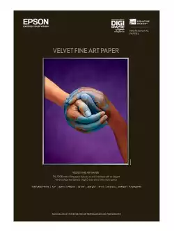 EPSON S041637 Velvet fine art paper inkjet 260g/m2 DIN A3+ 20 sheets 1-pack
