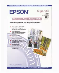 EPSON S041352 Matte paper watercolour inkjet 190g/m2 A3+ 20 sheets 1-pack