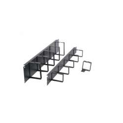Formrack 19" 2U Cable Management Panel with metal brackets
