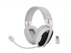 Fury Gaming Headset, Fukiya F6, Wireless With Microphone, White                          