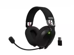 Fury Gaming Headset, Fukiya F6, Wireless With Microphone, Black                          