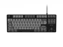 Fury Gaming Keyboard Kanabo K2, US layout, White backlight, Mechanical, Black-Grey